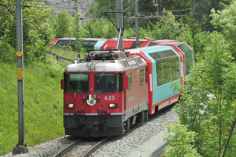 RhB Glacier Express, Allegra Triebwagen und andere (8)